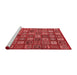 Country Red Washable Rugs