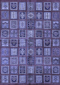 Southwestern Blue Country Rug, abs630blu