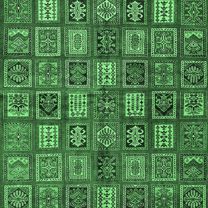 Southwestern Emerald Green Country Rug, abs630emgrn