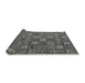 Sideview of Southwestern Gray Country Rug, abs630gry