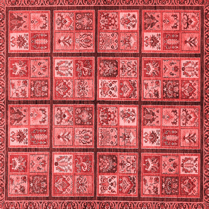 Abstract Red Modern Rug, abs631red