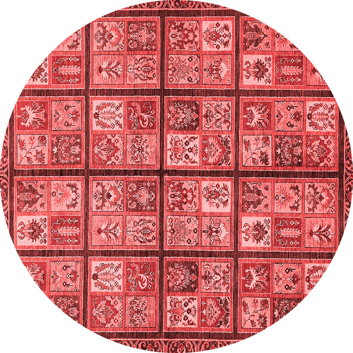 Machine Washable Abstract Red Modern Rug, wshabs631red