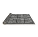 Sideview of Abstract Gray Modern Rug, abs631gry