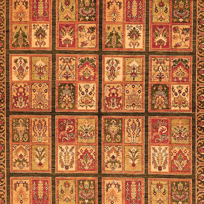 Abstract Orange Modern Rug, abs631org