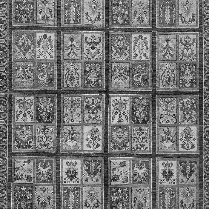 Abstract Gray Modern Rug, abs631gry