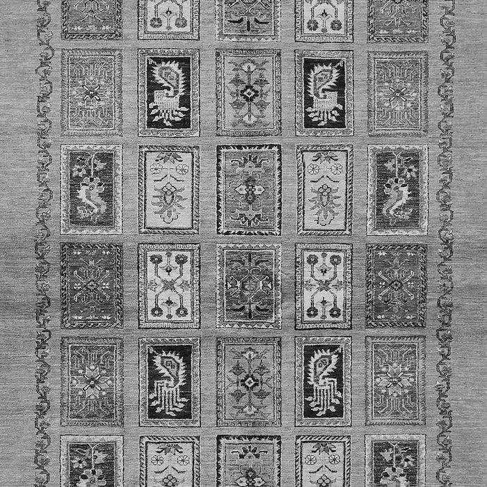 Machine Washable Abstract Gray Modern Rug, wshabs632gry