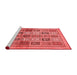 Modern Red Washable Rugs