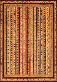 Abstract Orange Modern Rug, abs633org