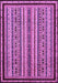 Machine Washable Abstract Purple Modern Area Rugs, wshabs633pur