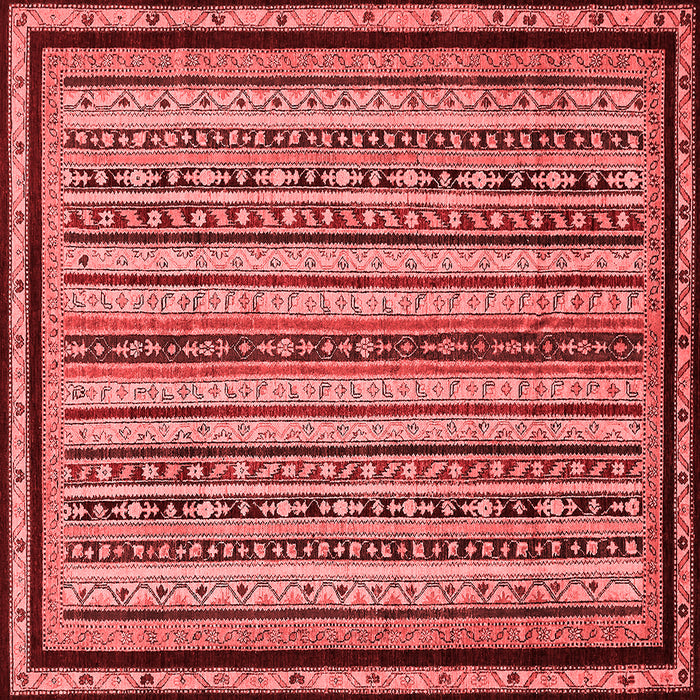 Abstract Red Modern Rug, abs633red