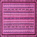 Square Machine Washable Abstract Pink Modern Rug, wshabs633pnk