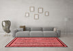 Modern Red Washable Rugs