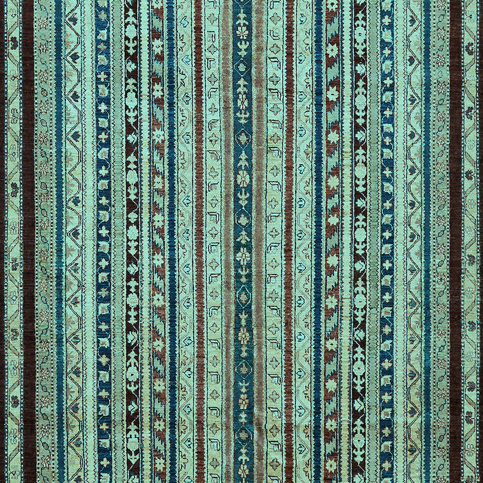 Abstract Light Blue Modern Rug, abs633lblu