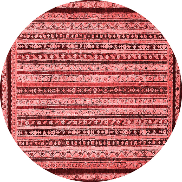 Machine Washable Abstract Red Modern Rug, wshabs633red