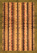 Machine Washable Abstract Orange Modern Area Rugs, wshabs634org