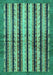 Abstract Turquoise Modern Rug, abs634turq