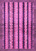 Machine Washable Abstract Pink Modern Rug, wshabs634pnk