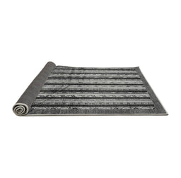 Sideview of Abstract Gray Modern Rug, abs634gry