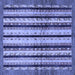 Square Abstract Blue Modern Rug, abs634blu