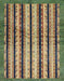 Abstract Copper Green Modern Rug, abs634