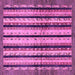 Square Abstract Pink Modern Rug, abs634pnk