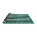 Sideview of Abstract Light Blue Modern Rug, abs634lblu