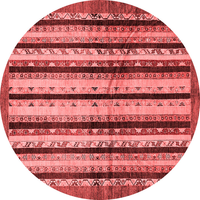 Machine Washable Abstract Red Modern Rug, wshabs634red