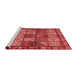 Modern Red Washable Rugs