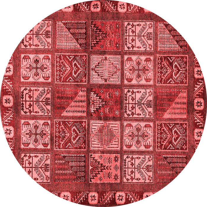 Abstract Red Modern Rug, abs635red