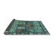 Sideview of Abstract Light Blue Modern Rug, abs635lblu