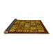 Sideview of Southwestern Yellow Country Rug, abs636yw