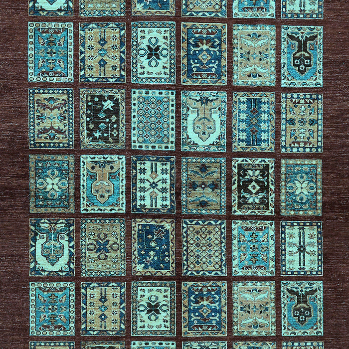 Southwestern Light Blue Country Rug, abs636lblu