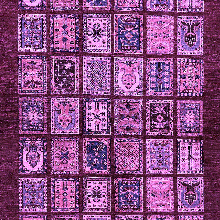 Machine Washable Southwestern Purple Country Area Rugs, wshabs636pur