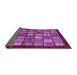 Sideview of Southwestern Purple Country Rug, abs636pur