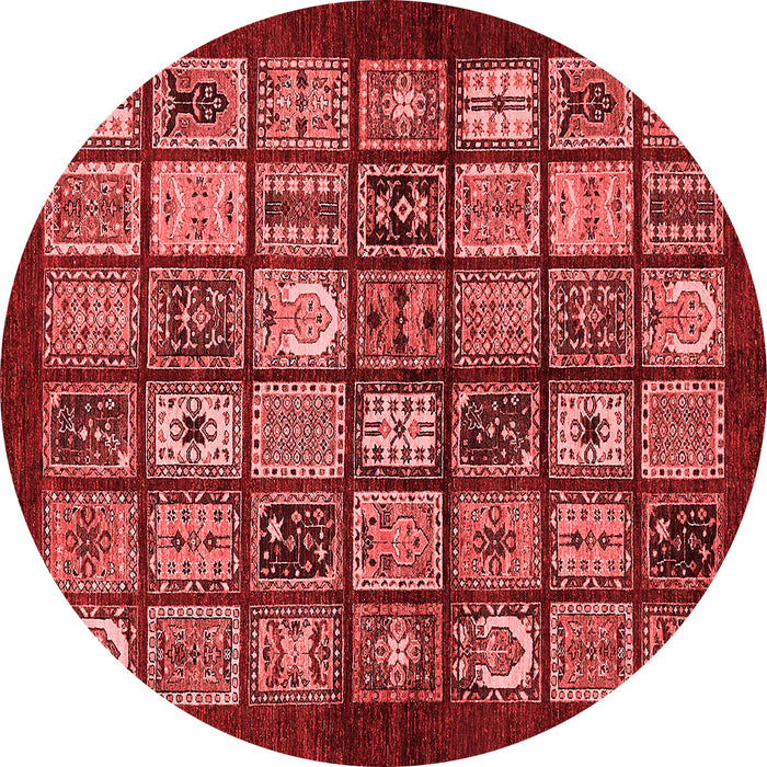 Machine Washable Southwestern Red Country Rug, wshabs636red