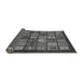 Sideview of Southwestern Gray Country Rug, abs636gry