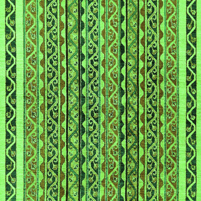 Abstract Green Modern Rug, abs637grn