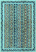 Machine Washable Abstract Light Blue Modern Rug, wshabs637lblu