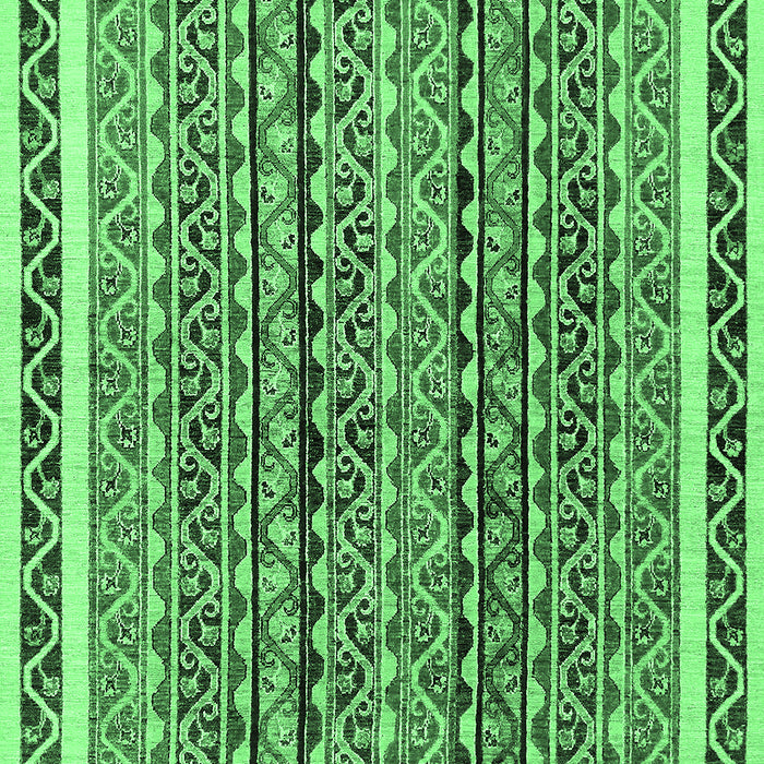 Abstract Emerald Green Modern Rug, abs637emgrn
