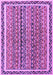 Machine Washable Abstract Purple Modern Area Rugs, wshabs637pur