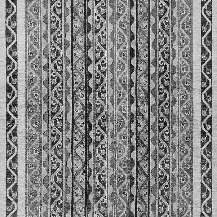 Machine Washable Abstract Gray Modern Rug, wshabs637gry