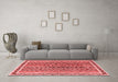 Modern Red Washable Rugs