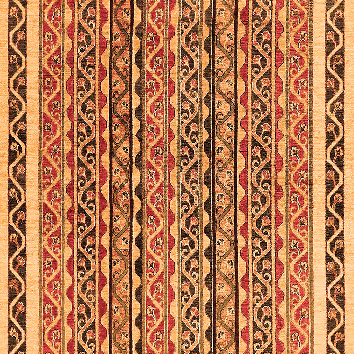 Machine Washable Abstract Orange Modern Area Rugs, wshabs637org