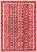 Abstract Red Modern Area Rugs