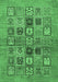 Machine Washable Abstract Emerald Green Modern Area Rugs, wshabs638emgrn