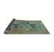 Sideview of Abstract Light Blue Modern Rug, abs638lblu