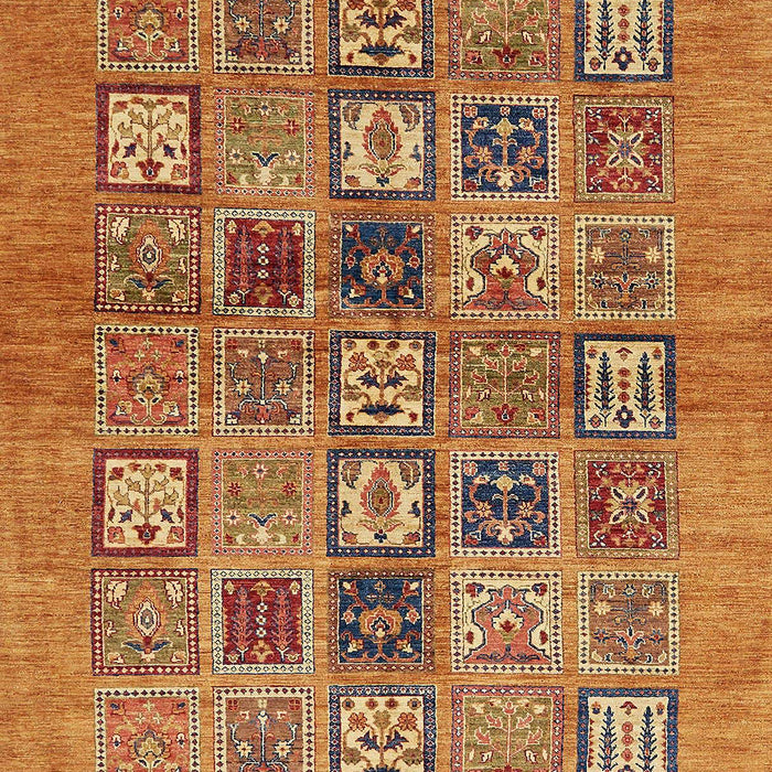 Abstract Orange Modern Rug, abs638