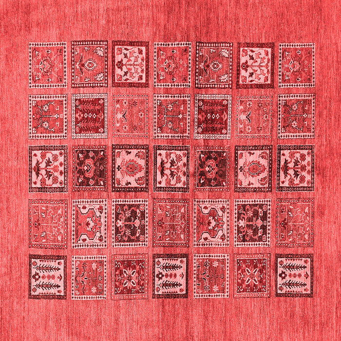 Abstract Red Modern Rug, abs638red