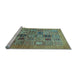 Sideview of Machine Washable Abstract Light Blue Modern Rug, wshabs638lblu