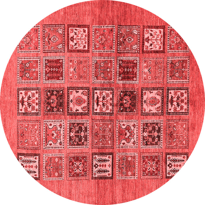 Machine Washable Abstract Red Modern Rug, wshabs638red